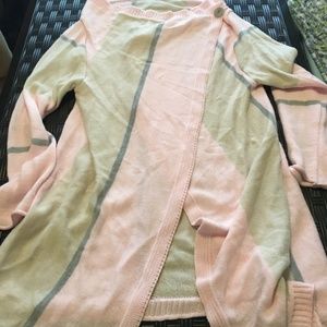 Fobya Criss-Cross Cardigan Sweater